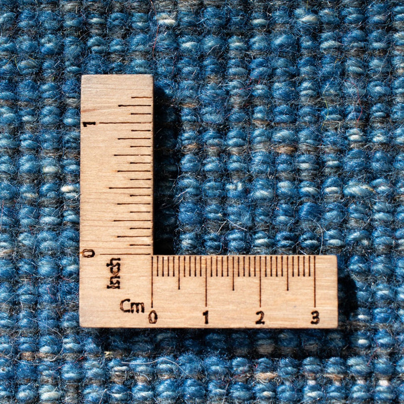 Dywan Gabbeh - perski - 140 x 69 cm - morski błękit