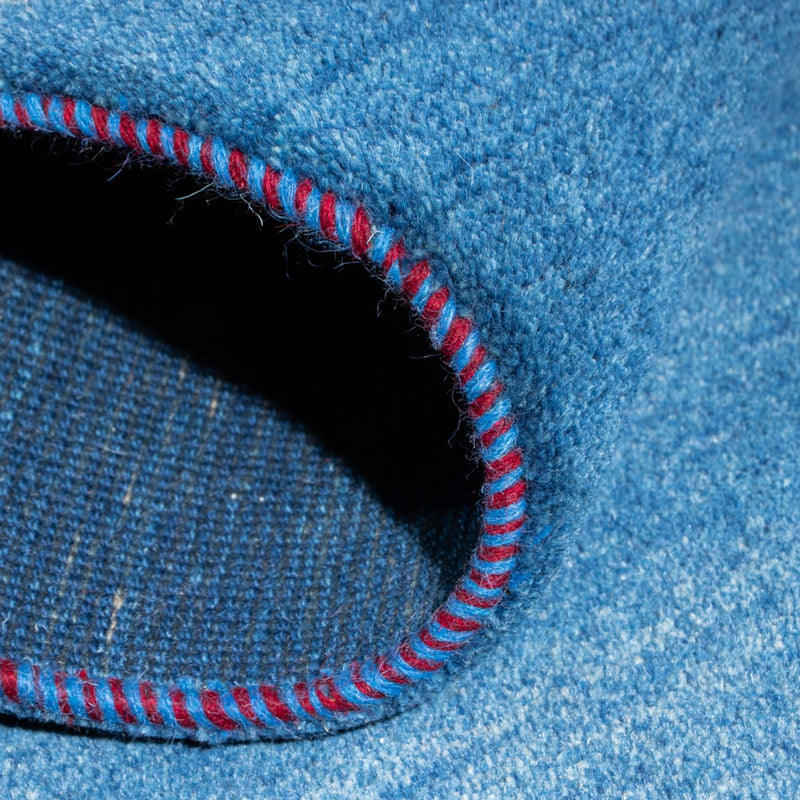 Dywan Gabbeh - perski - 142 x 69 cm - ciemnoniebieski