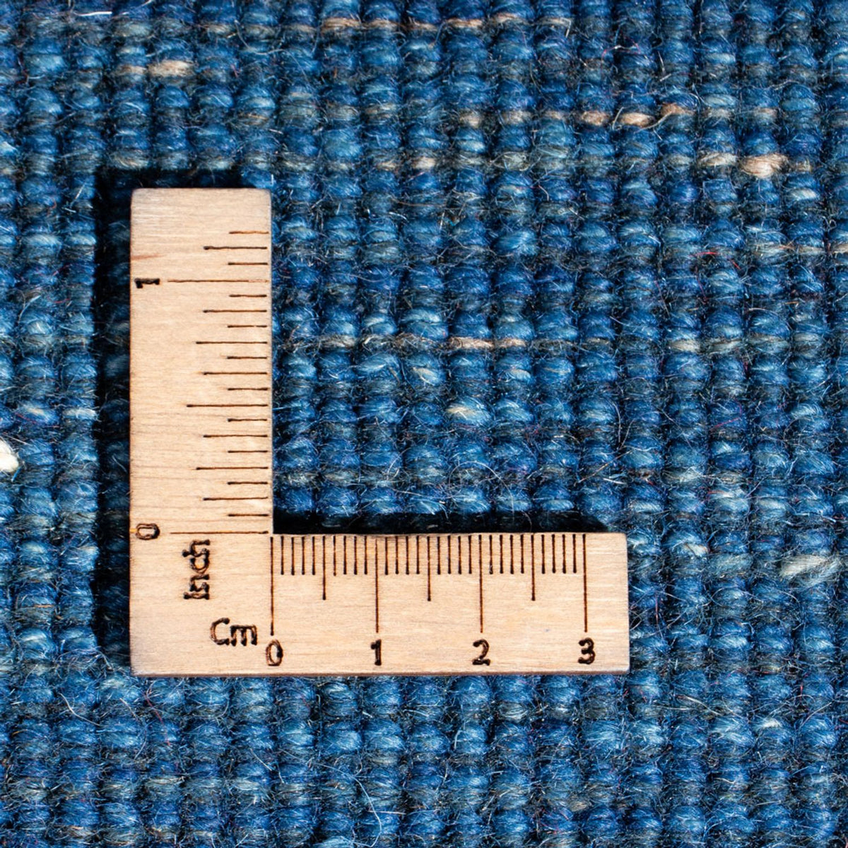 Dywan Gabbeh - perski - 142 x 69 cm - ciemnoniebieski