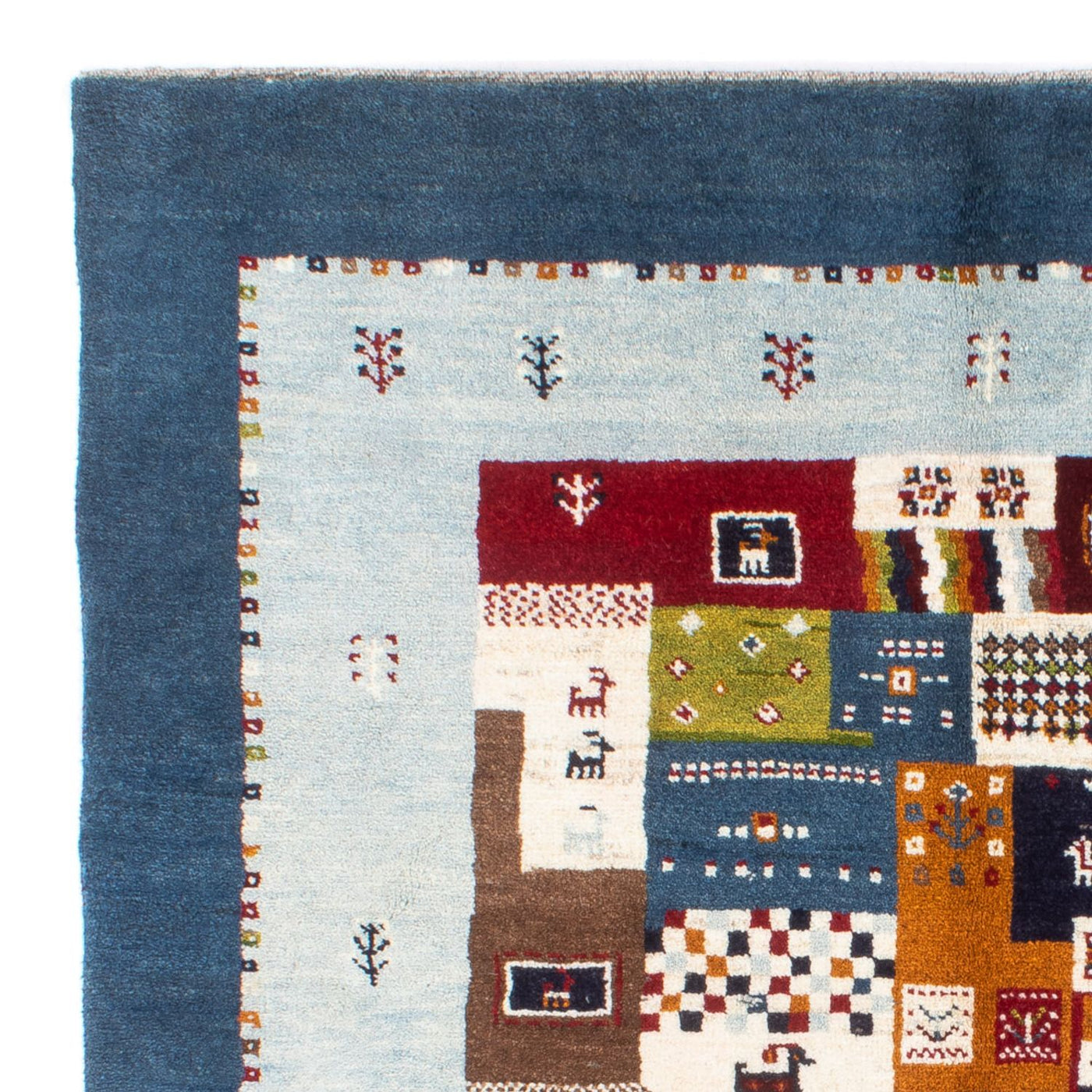 Gabbeh perski Dywan 197x156cm - Perserteppich Wollteppich