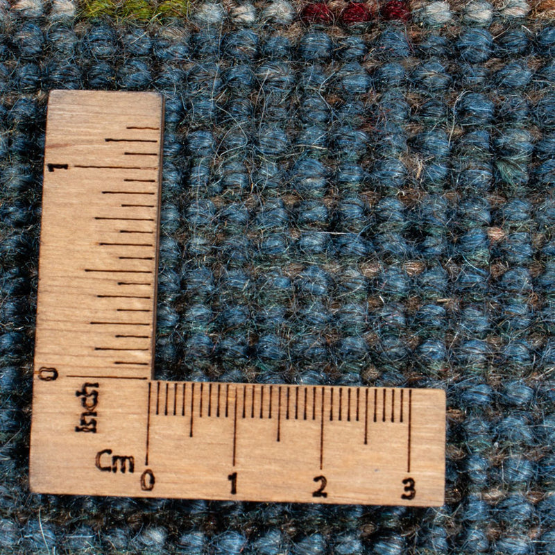 Dywan Gabbeh - perski - 197 x 156 cm - niebieski