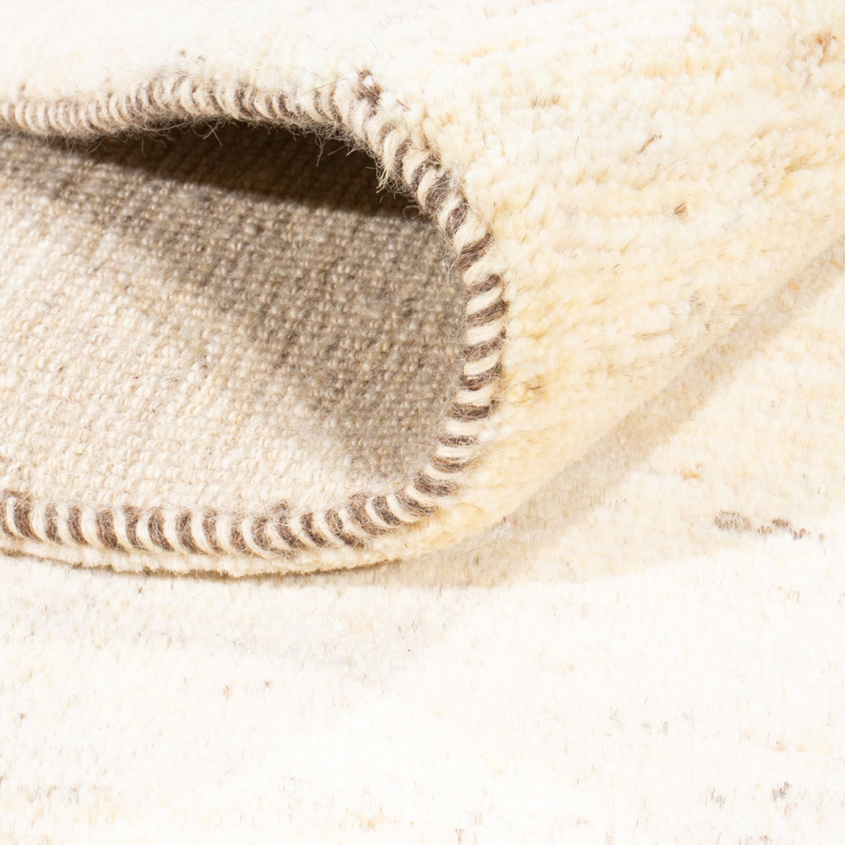 Dywan Gabbeh - perski - 197 x 153 cm - beżowy