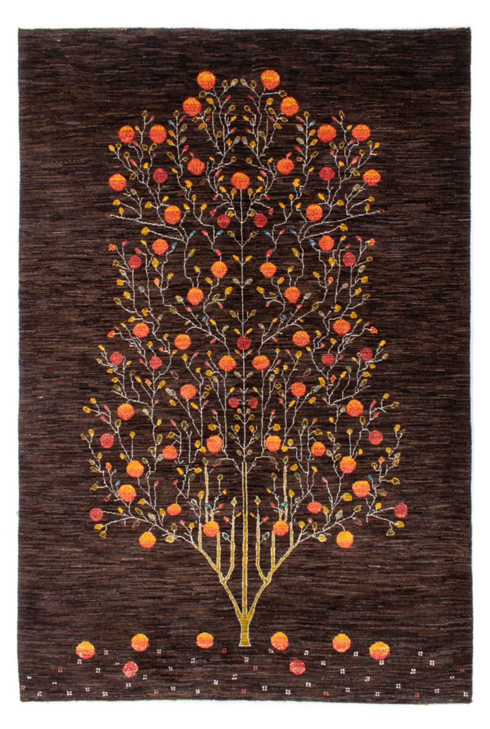 Dywan Gabbeh - Loribaft Perski - 260 x 172 cm - brązowy