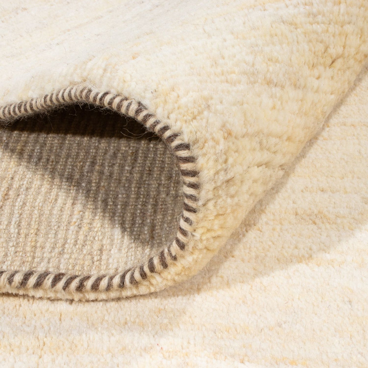 Dywan Gabbeh - perski - 194 x 152 cm - beżowy