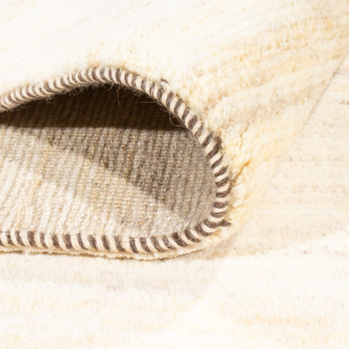 Dywan Gabbeh - perski - 190 x 152 cm - beżowy