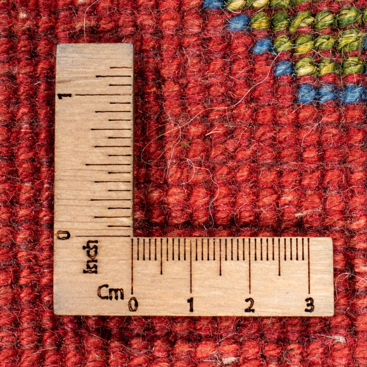 Biegacz Dywan Gabbeh - perski - 240 x 70 cm - czerwony