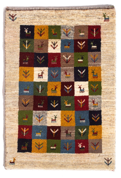Gabbeh perski Dywan 62x90cm - Perserteppich Wollteppich