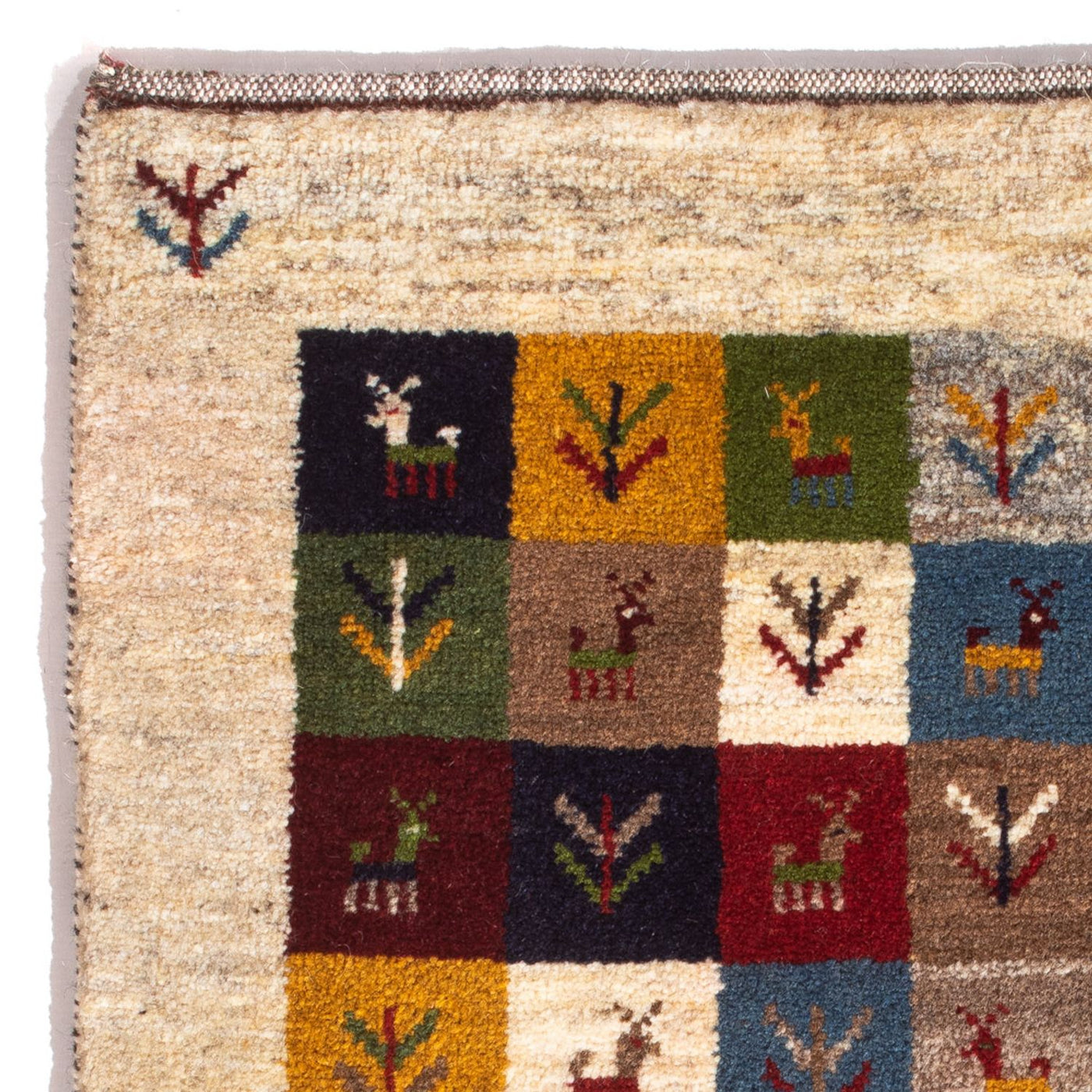Gabbeh perski Dywan 90x62cm - Perserteppich Wollteppich