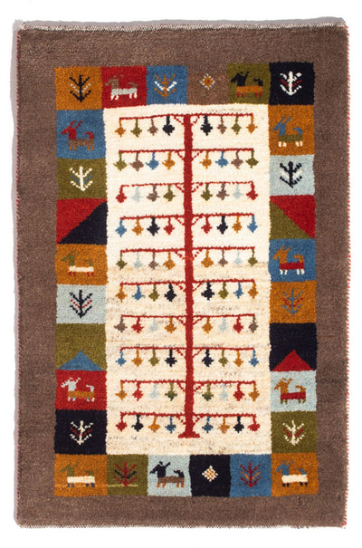 Gabbeh perski Dywan 61x88cm - Perserteppich Wollteppich