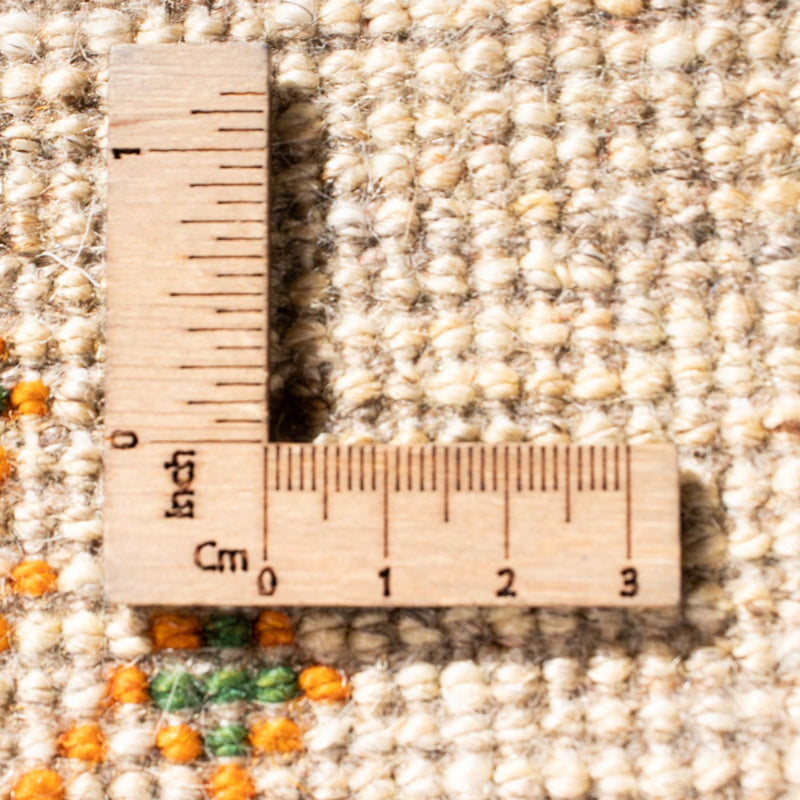 Dywan Gabbeh - perski - 123 x 85 cm - wielokolorowy