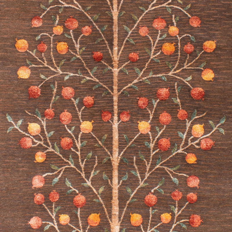 Designerski dywan - 249 x 187 cm - brązowy