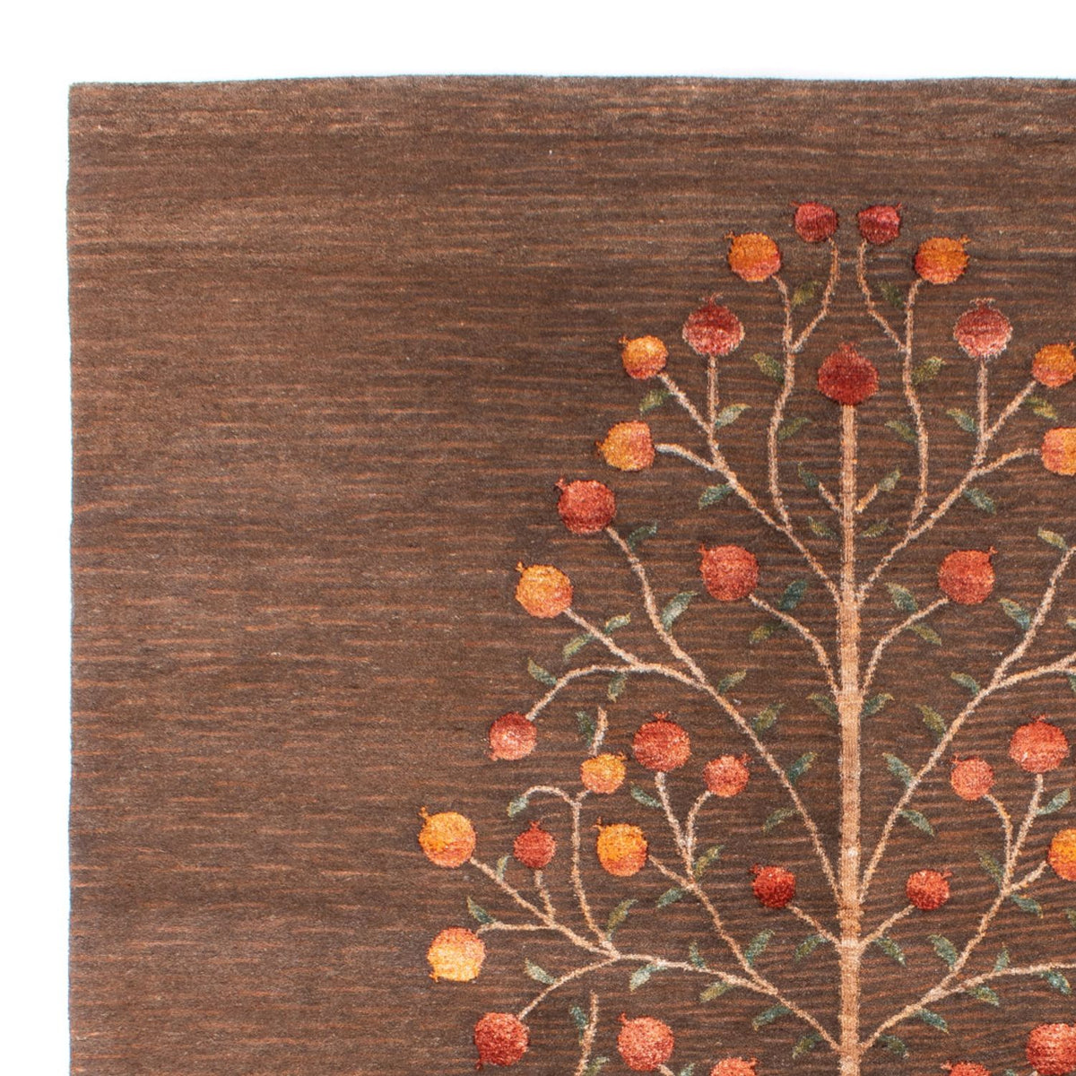 Designerski dywan - 249 x 187 cm - brązowy