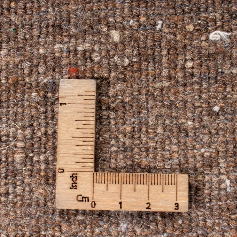 Designerski dywan - 249 x 187 cm - brązowy