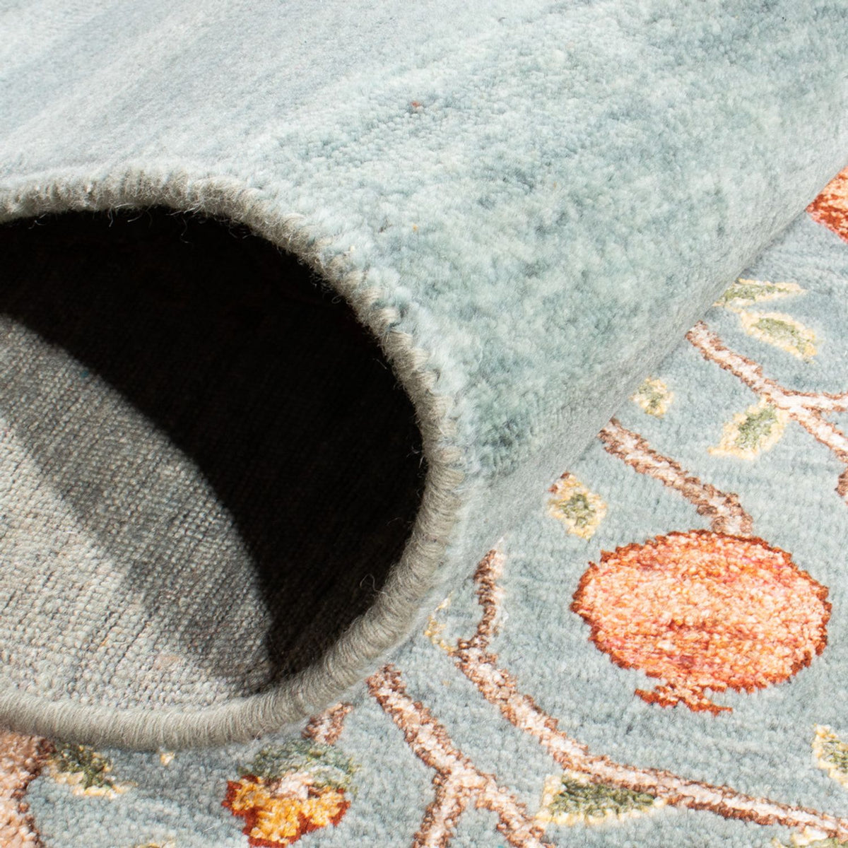 Designerski dywan - 253 x 184 cm - turkusowy