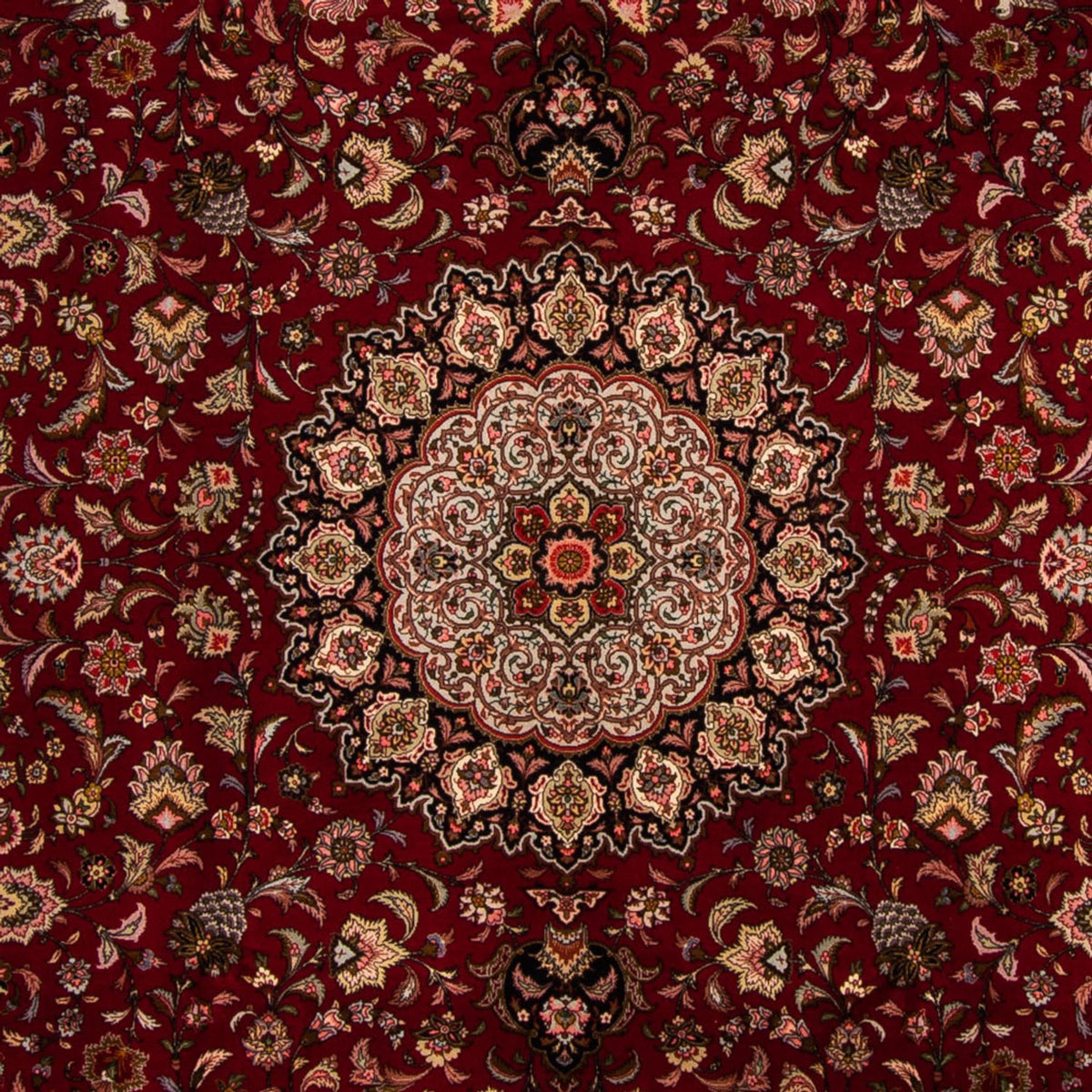 Dywan perski - Tabriz - Królewski - 302 x 250 cm - czerwony