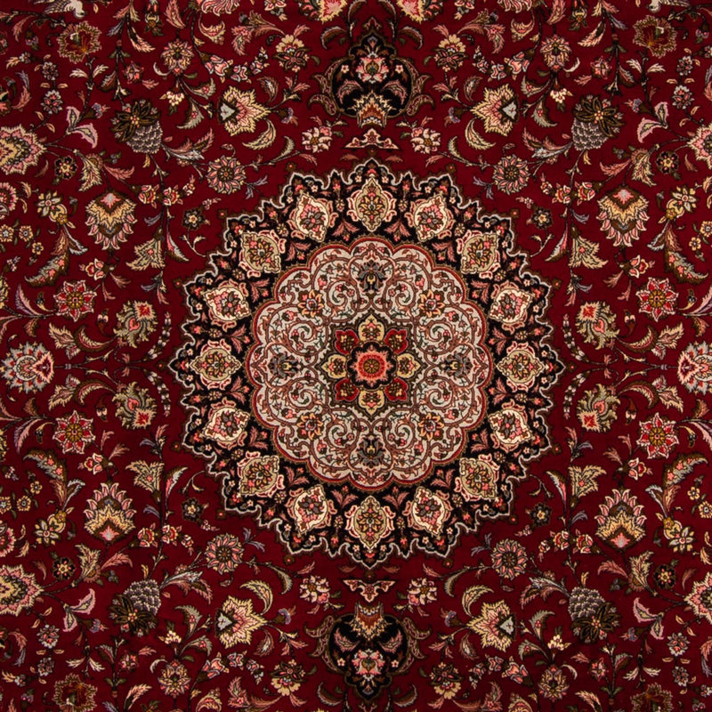 Dywan perski - Tabriz - Królewski - 302 x 250 cm - czerwony