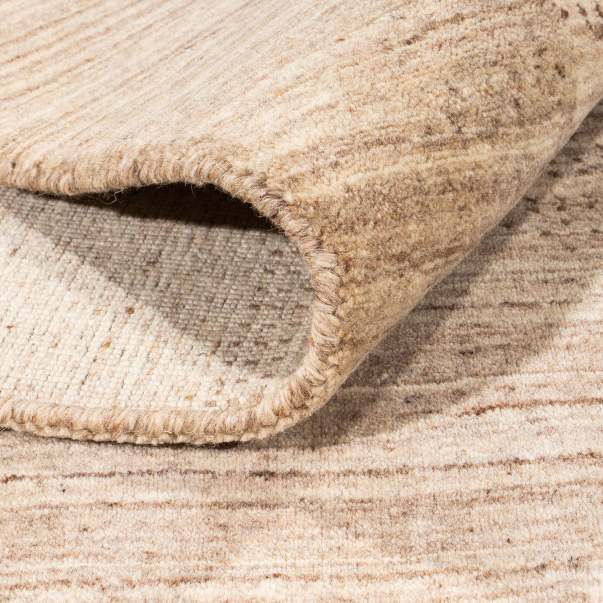 Dywan Gabbeh - Loribaft Softy - 198 x 126 cm - beżowy