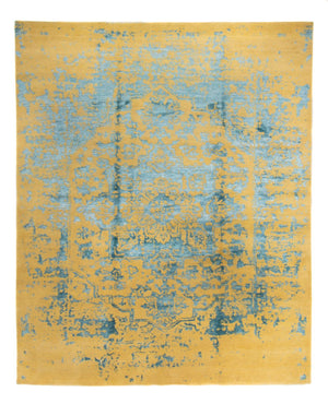 Designerski dywan - 305 x 251 cm - turkusowy