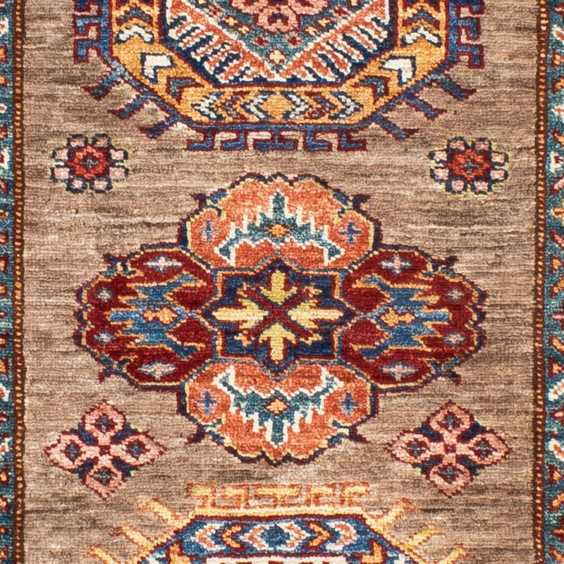 Biegacz Dywan Ziegler - Kazak - 254 x 79 cm - natura