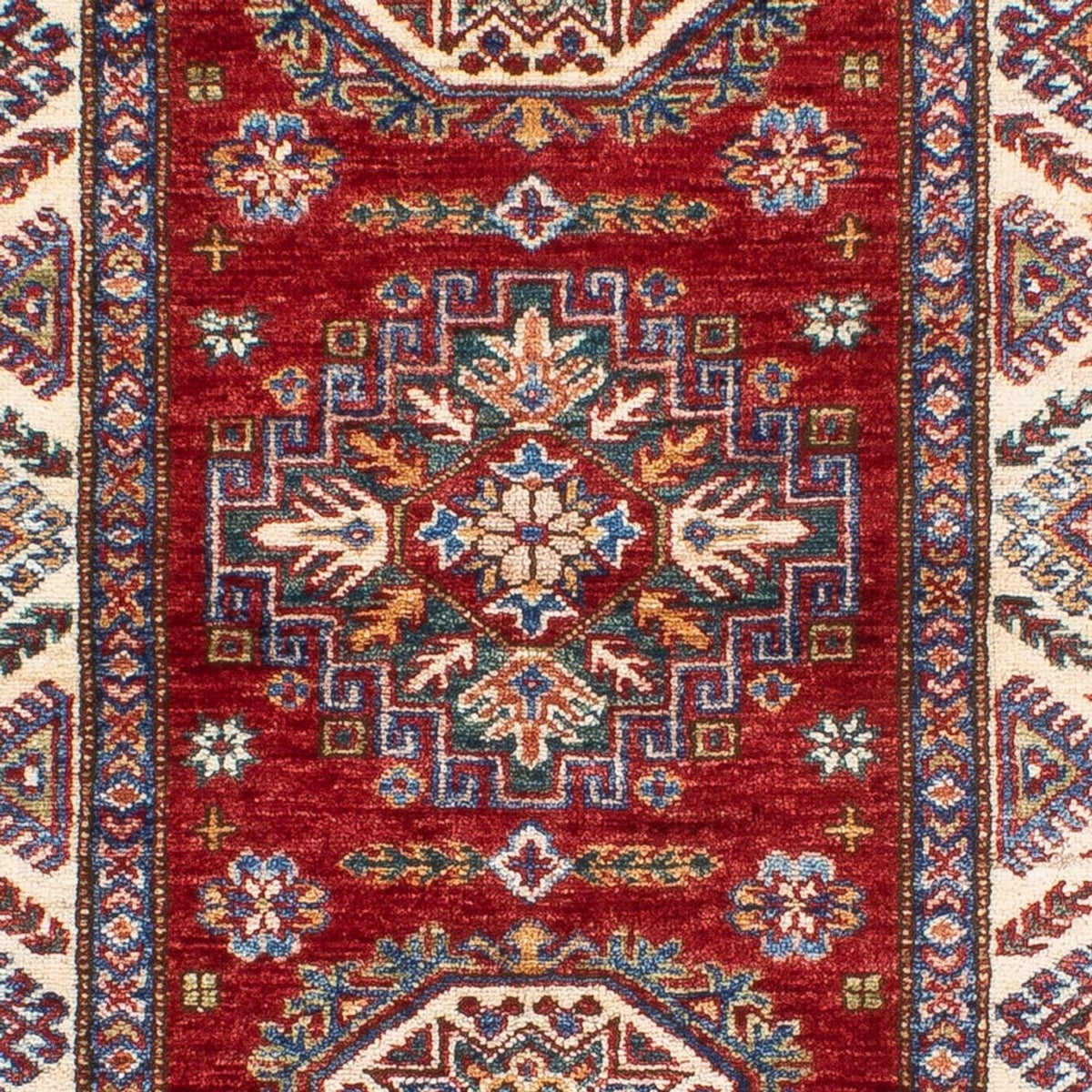 Biegacz Dywan Ziegler - Kazak - 203 x 81 cm - czerwony