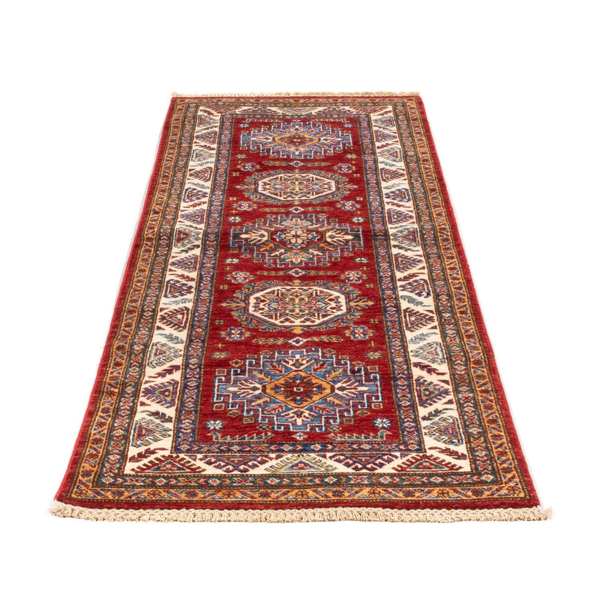 Biegacz Dywan Ziegler - Kazak - 203 x 81 cm - czerwony