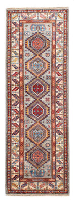 Biegacz Dywan Ziegler - Kazak - 228 x 74 cm - jasnoniebieski