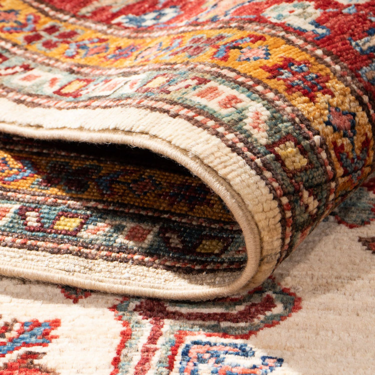 Dywan Ziegler - Kazak - 157 x 99 cm - kremowy