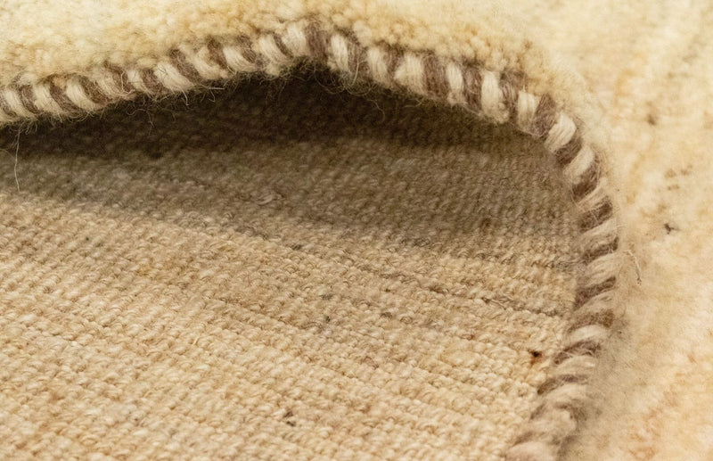 Biegacz Dywan Gabbeh - perski - 293 x 82 cm - beżowy