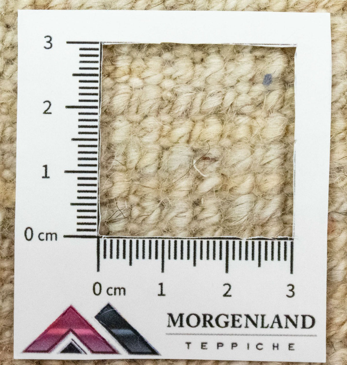 Biegacz Dywan Gabbeh - perski - 293 x 82 cm - beżowy