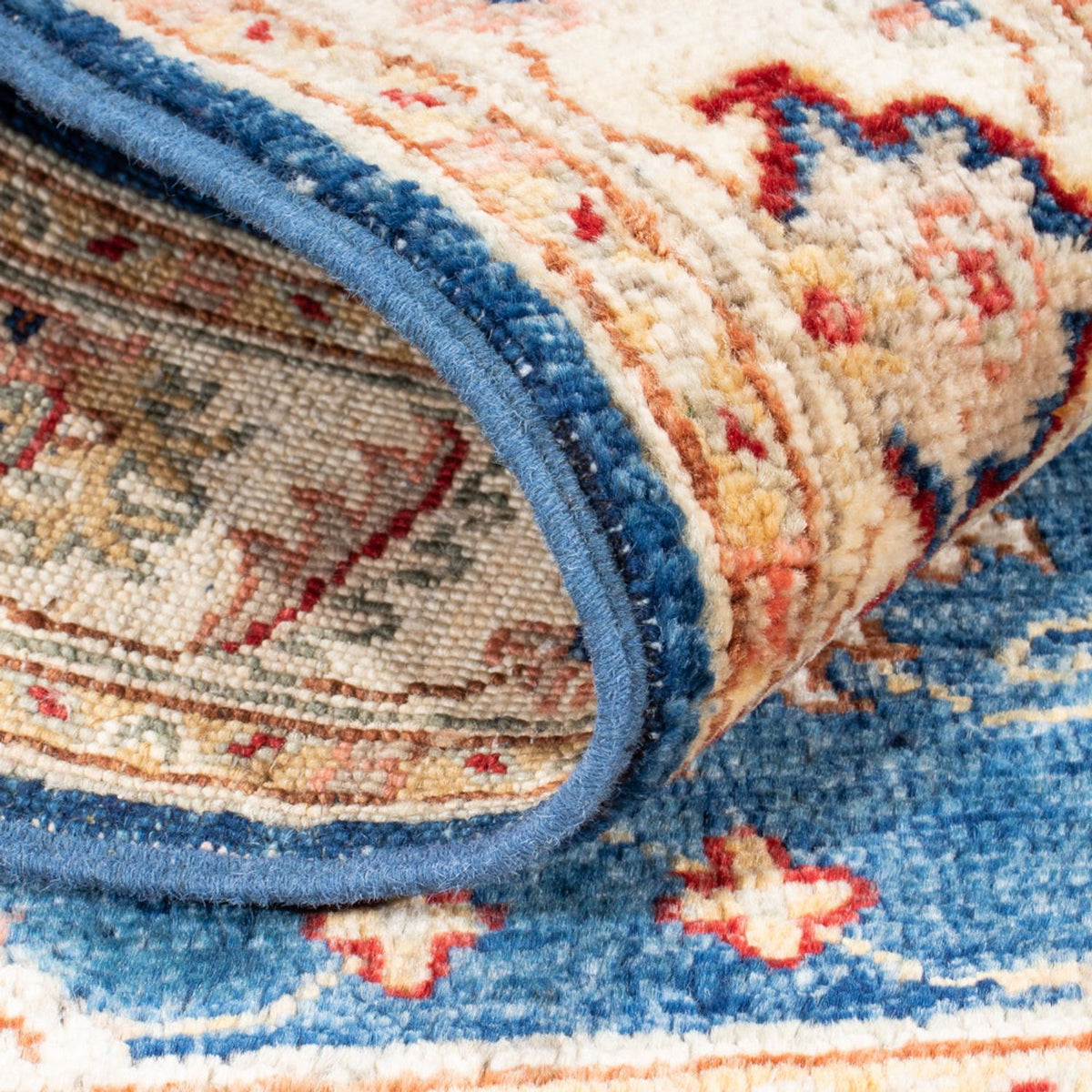 Dywan Zieglera - 135 x 85 cm - niebieski