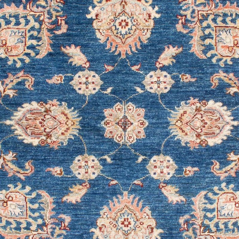 Dywan Zieglera - 201 x 152 cm - niebieski