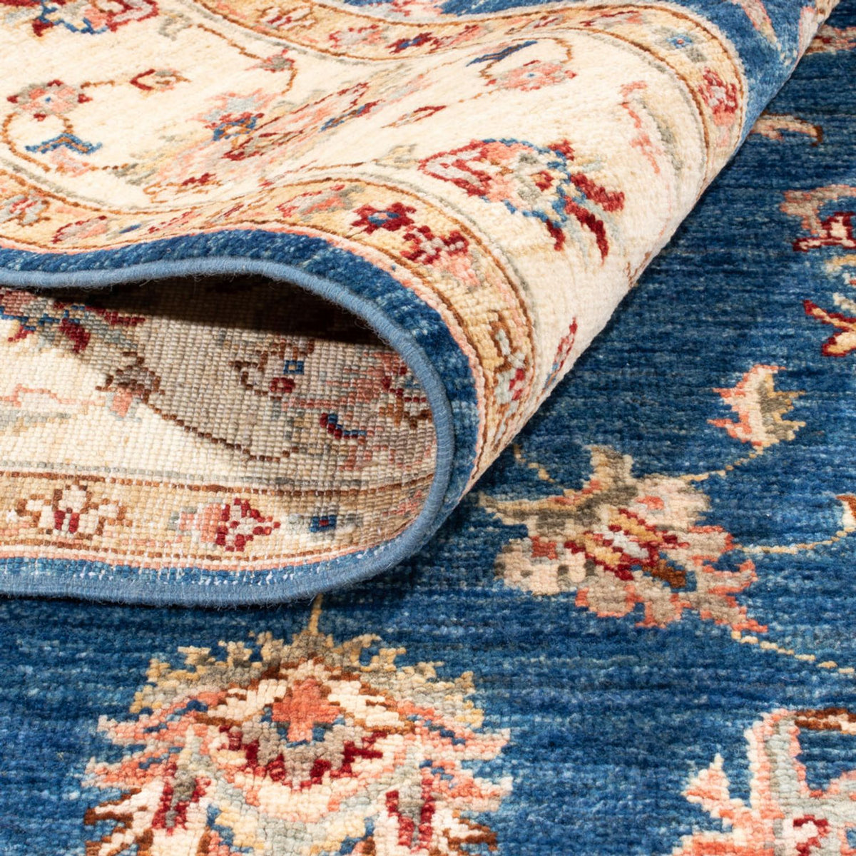 Dywan Zieglera - 201 x 152 cm - niebieski