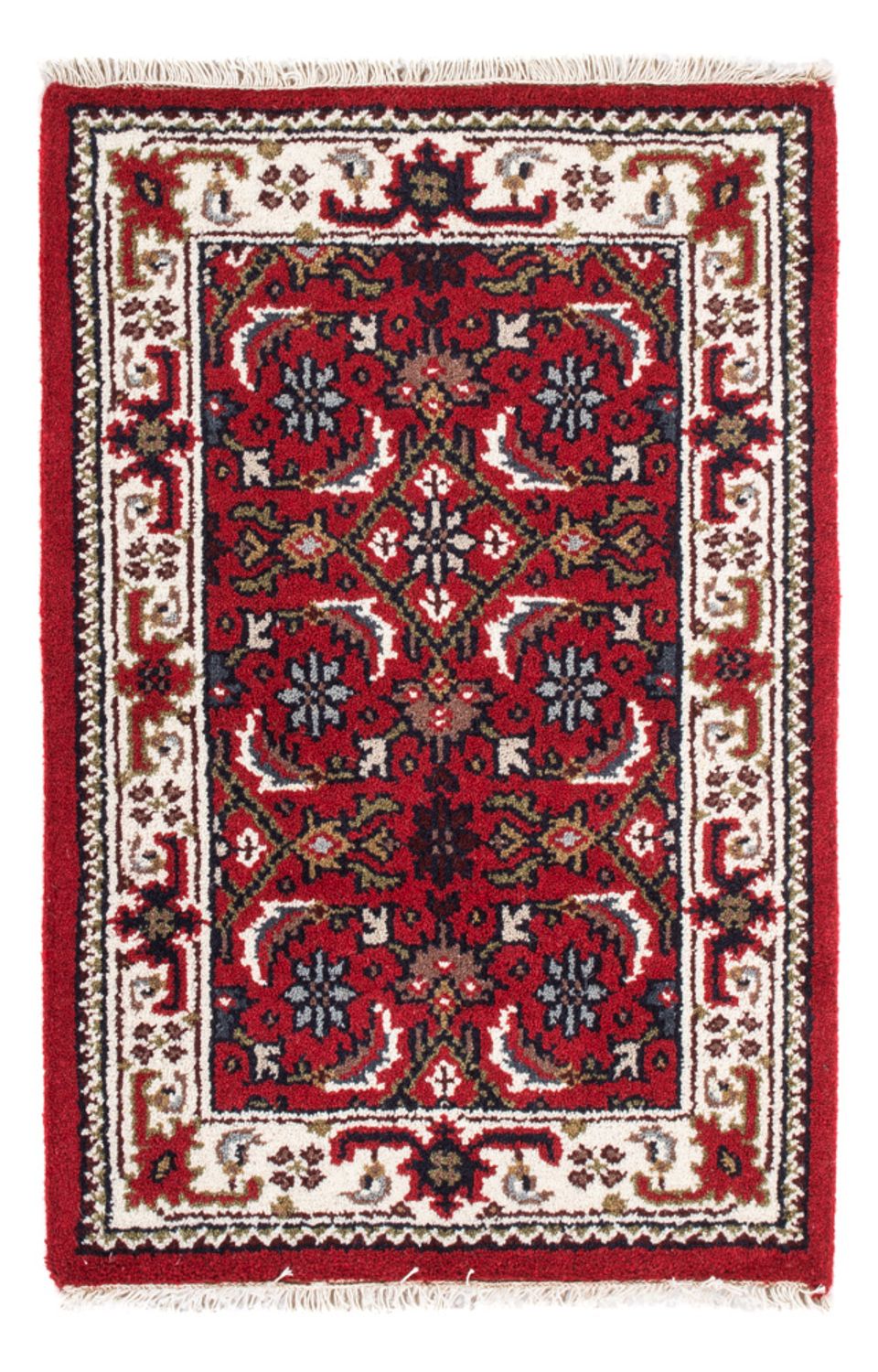 Orientalny dywan - Bijar - Indus - 90 x 60 cm - czerwony