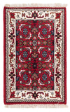Indo Bidjar Dywan 60x90cm - Dywan orientalny - Prostokątny / Czerwony / 60 x 90 cm Prostokątny