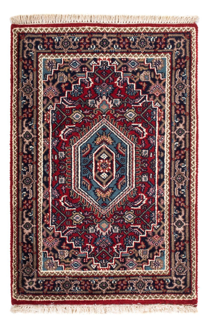Orientalny dywan - Bijar - Indus - 90 x 60 cm - czerwony