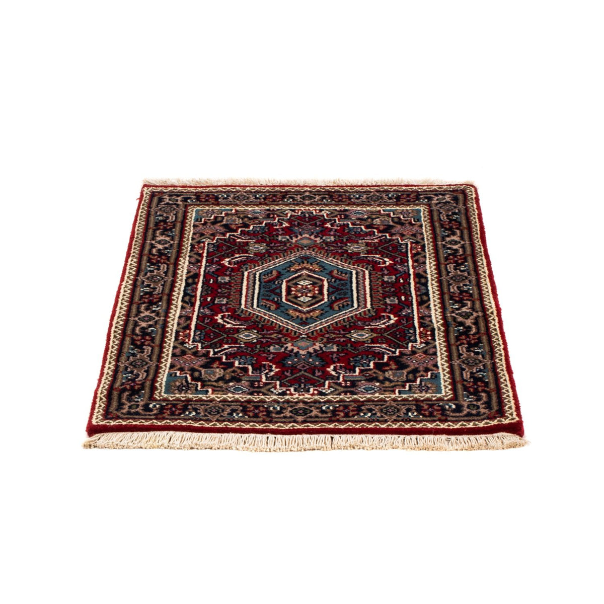 Orientalny dywan - Bijar - Indus - 90 x 60 cm - czerwony
