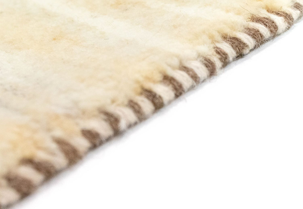 Biegacz Dywan Gabbeh - perski - 202 x 75 cm - beżowy