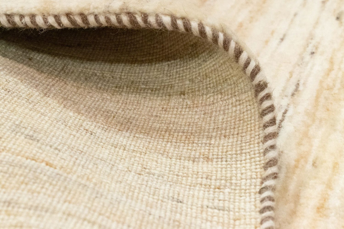 Biegacz Dywan Gabbeh - perski - 202 x 75 cm - beżowy