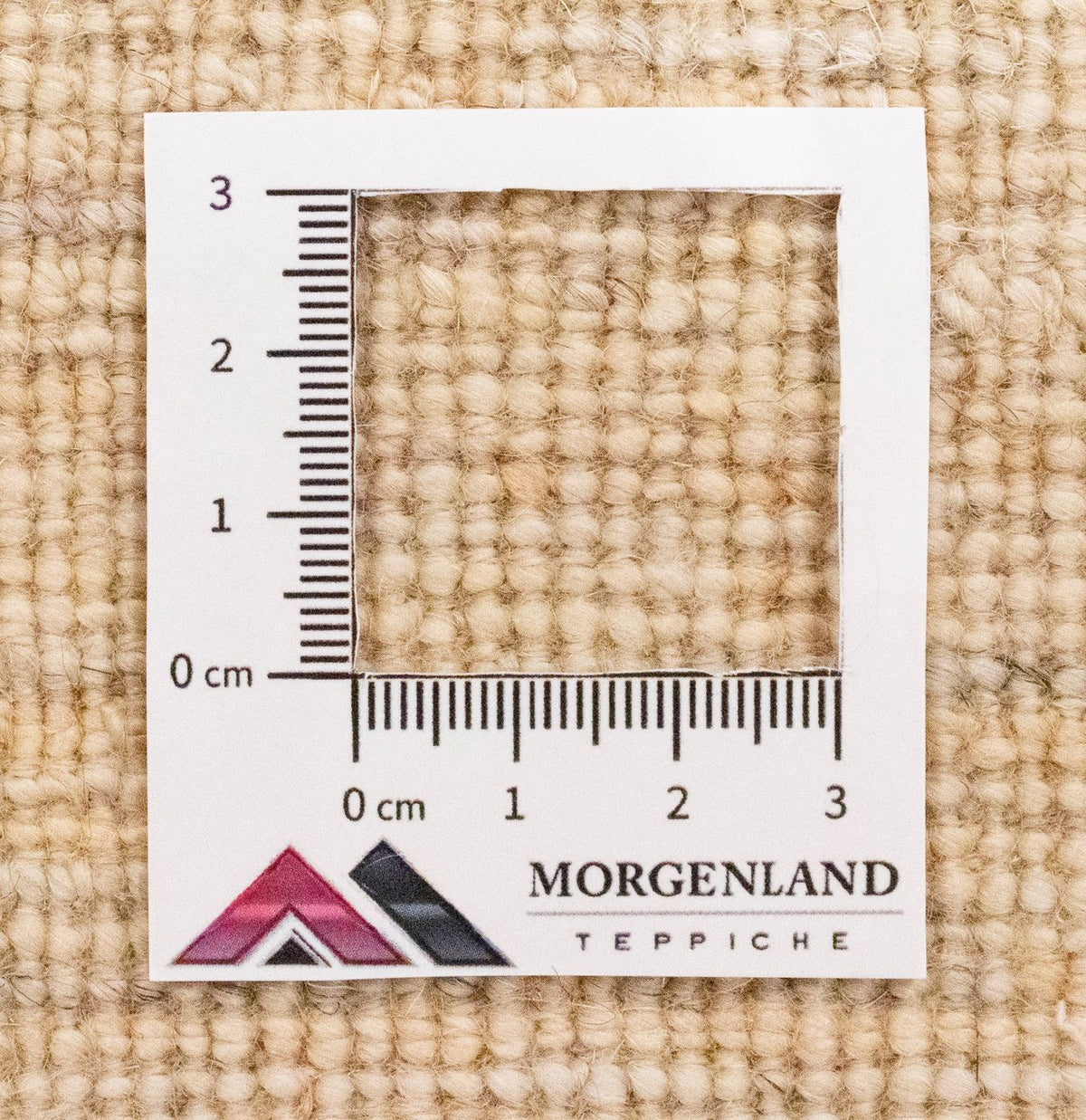 Biegacz Dywan Gabbeh - perski - 202 x 75 cm - beżowy