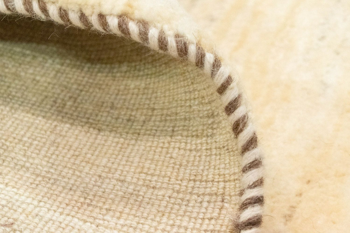 Biegacz Dywan Gabbeh - perski - 215 x 75 cm - beżowy