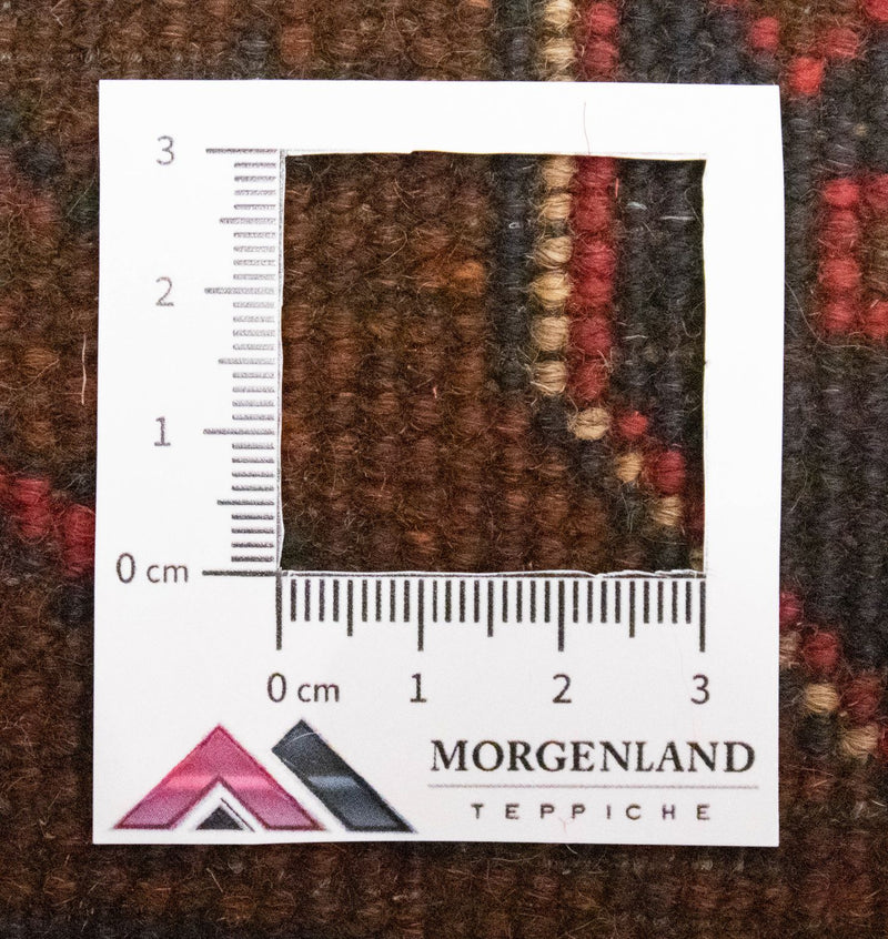 Biegacz Afgański dywan - Kunduz - 295 x 75 cm - czerwony