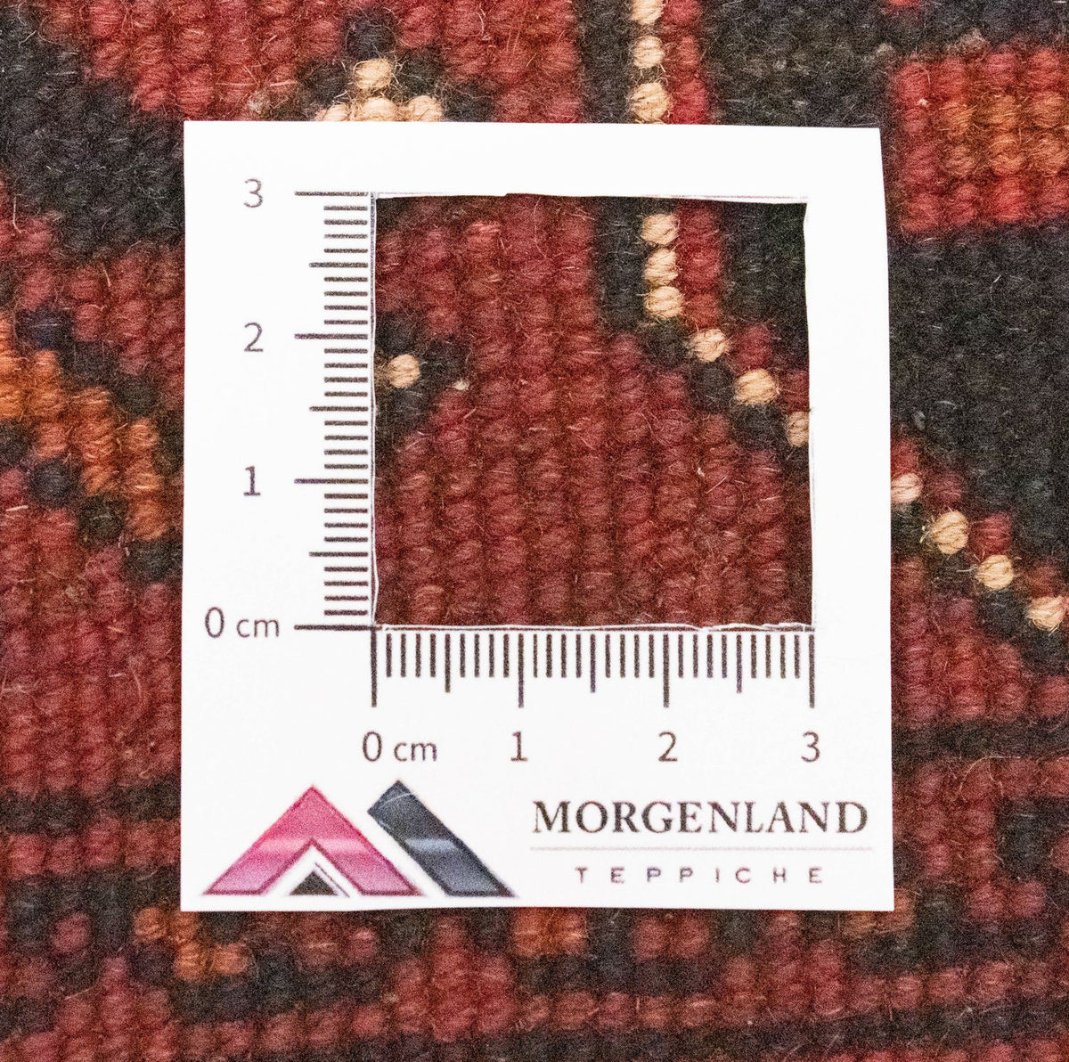 Biegacz Afgański dywan - Kunduz - 288 x 78 cm - czerwony