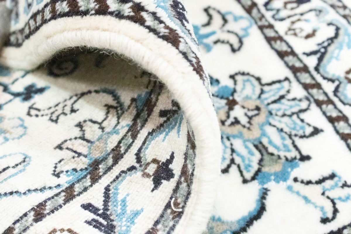 Dywan perski - Nain - 82 x 54 cm - naturalna biel