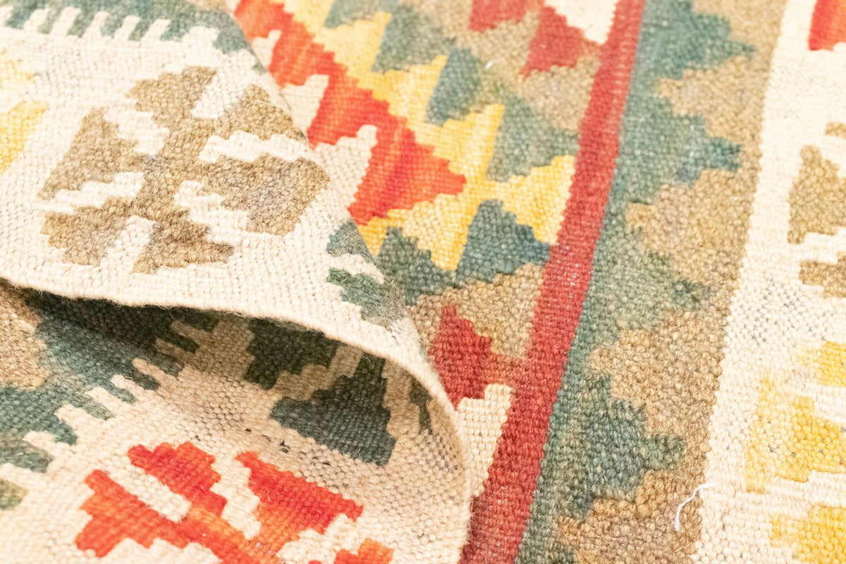 Dywan Kelim - Orientalny - 90 x 60 cm - zielona