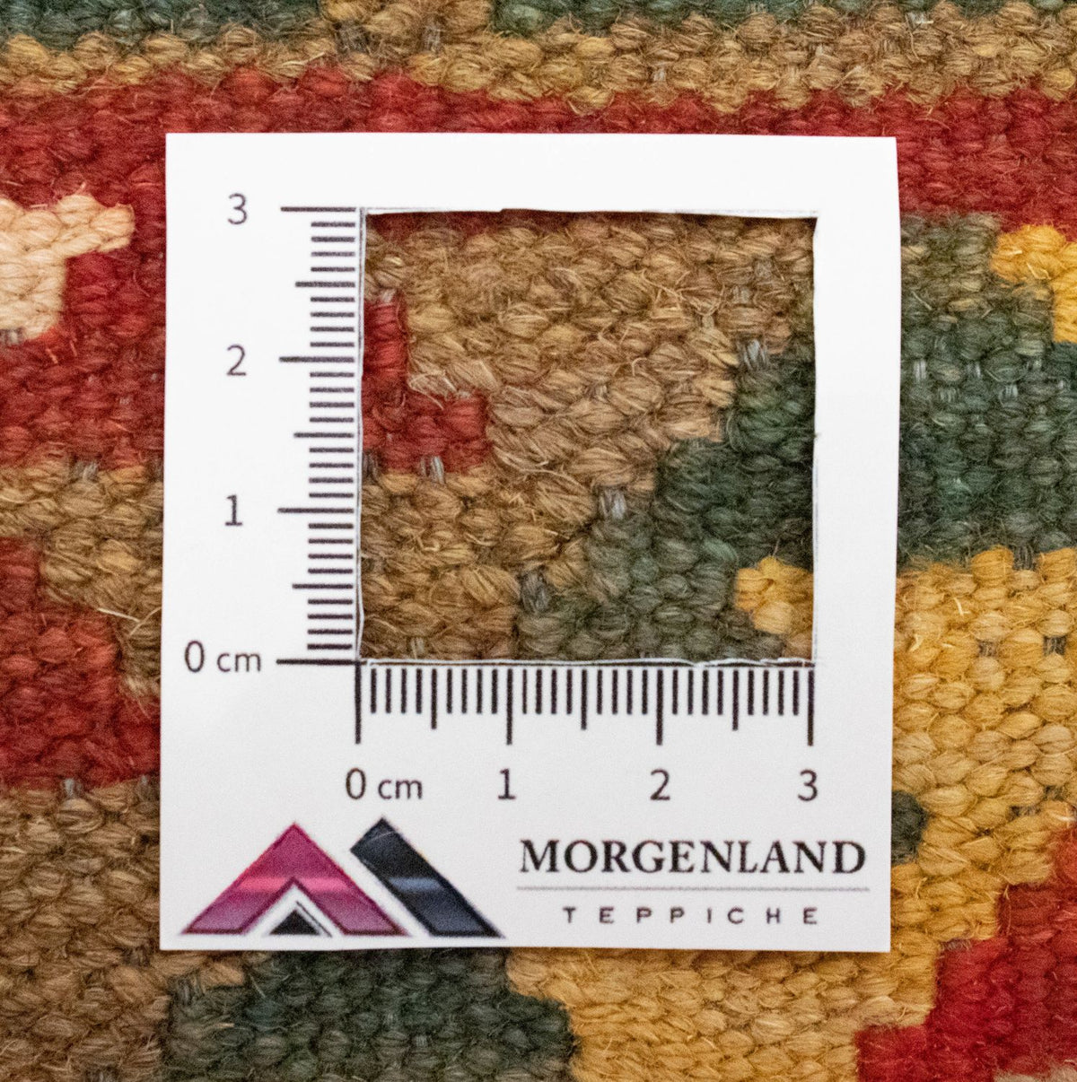 Dywan Kelim - Orientalny - 90 x 60 cm - zielona