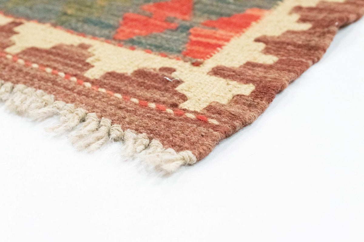 Dywan Kelim - Orientalny - 90 x 60 cm - pomarańczowy