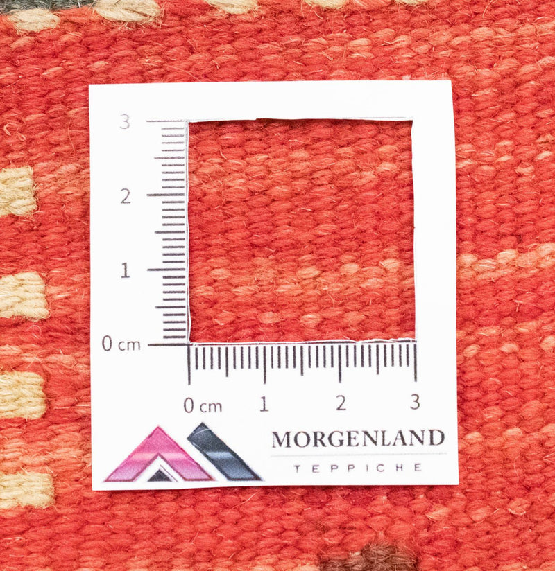 Dywan Kelim - Orientalny - 90 x 60 cm - pomarańczowy