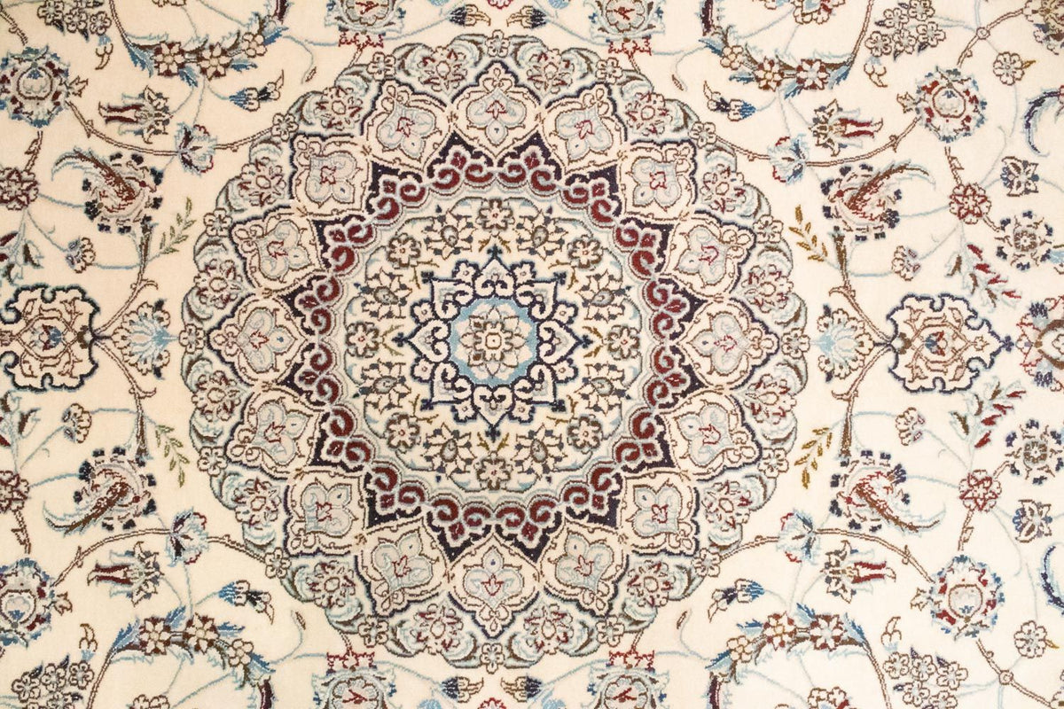 Dywan perski - Nain - Królewski - 304 x 200 cm - naturalna biel