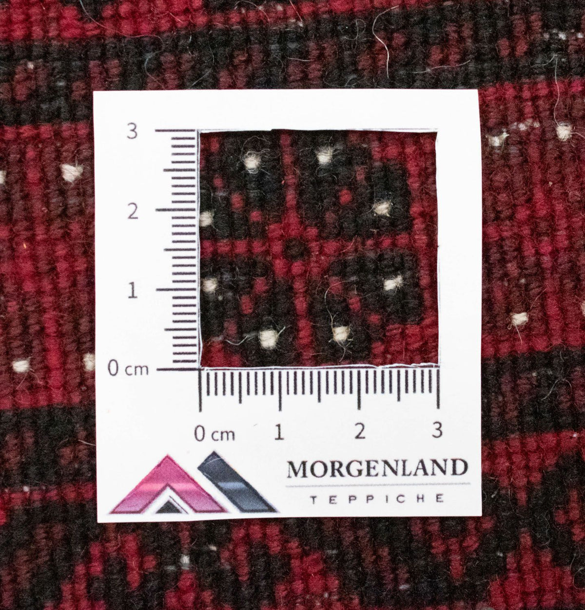 Dywan beludżycki - 78 x 63 cm - czerwony