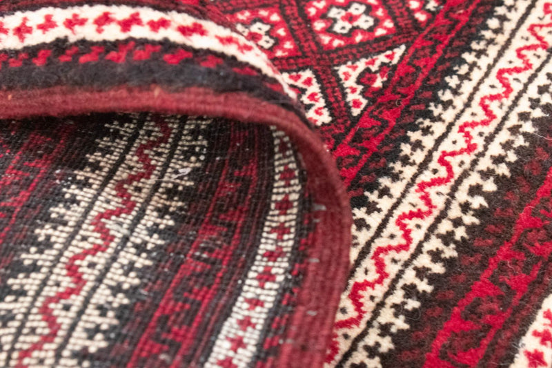 Dywan beludżycki - 84 x 70 cm - czerwony